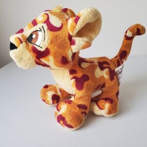 Neopets Camouflage Kougra 5" KeyQuest 2008 Plushie NWOT